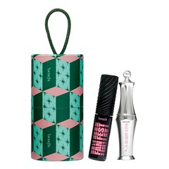 Lash & Brow Bells - Zestaw świąteczny z mini maskarą i mini żelem do brwi, BENEFIT COSMETICS