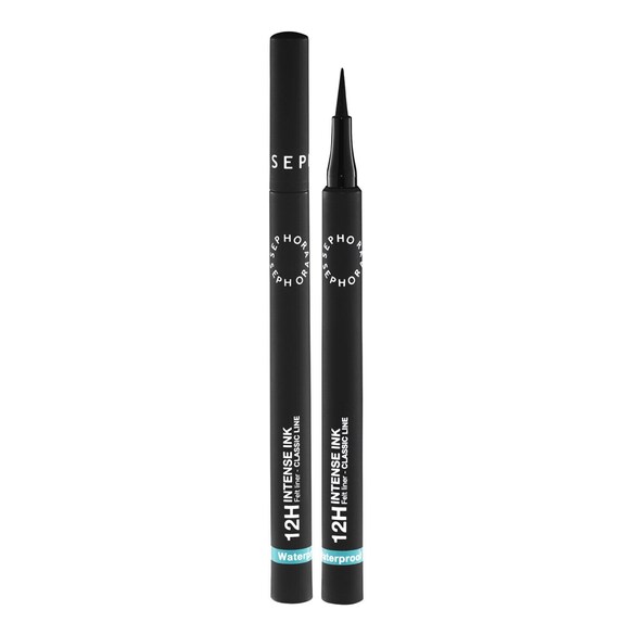 12H Intense Ink Felt Liner Classic Line - Precyzyjny eyeliner w pisaku, SEPHORA COLLECTION