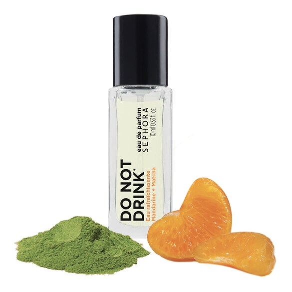 sephora do not drink - eau rafraichissante mandarine + matcha
