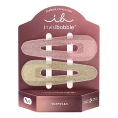 CLIPSTAR PREMIUM Simply Pinktastic - Spinki do włosów, INVISIBOBBLE