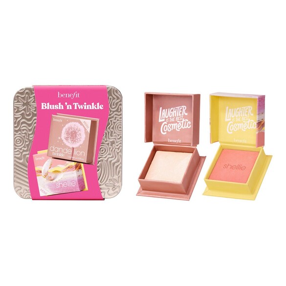 Blush 'n Twinkle - Zestaw mini róż do policzków i rozświetlacz, BENEFIT COSMETICS