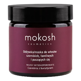 Odżywka/maska do włosów szorstkich i łamliwych - Czereśnia z bursztynem