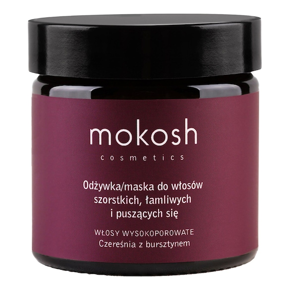 Odżywka/maska do włosów szorstkich i łamliwych - Czereśnia z bursztynem, MOKOSH
