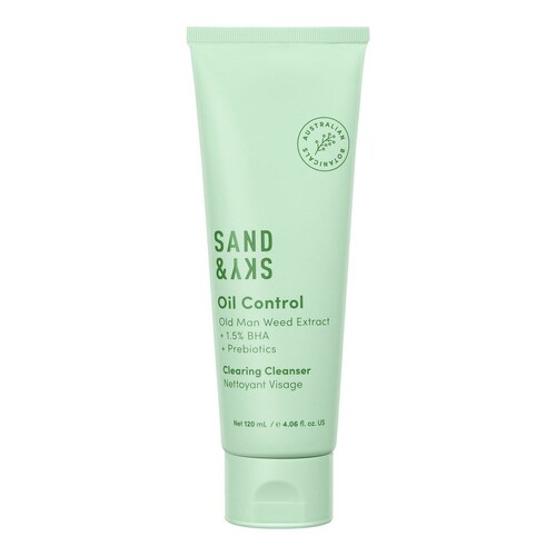 Sand & Sky - Oil Control - Płyn Do Mycia Twarzy - Collection Clearing Cleanser 120ml - Dla Kobiet