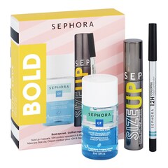 Zestaw do oczu – Mascara Size Up, Crayon Contour 12H, Démaquillant waterproof, SEPHORA COLLECTION