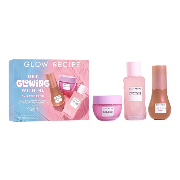 Get Glowing With Me - Katie Fang - Zestaw, GLOW RECIPE
