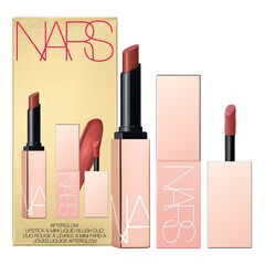 Afterglow Lipstick & Mini Liquid Blush Duo - Zestaw pomadka i mini róż, NARS