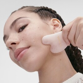 Gua Sha Quartz Rose - Twarz i szyja