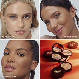 BRONZER SHIMMER - Opalizujący puder brązujący