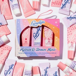 Lanolips Hydrate & Dream - Najlepszy zestaw balsamów do ust w formacie mini