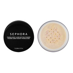Sypki puder utrwalający – Transparentny sypki puder matujący i utrwalający, SEPHORA COLLECTION