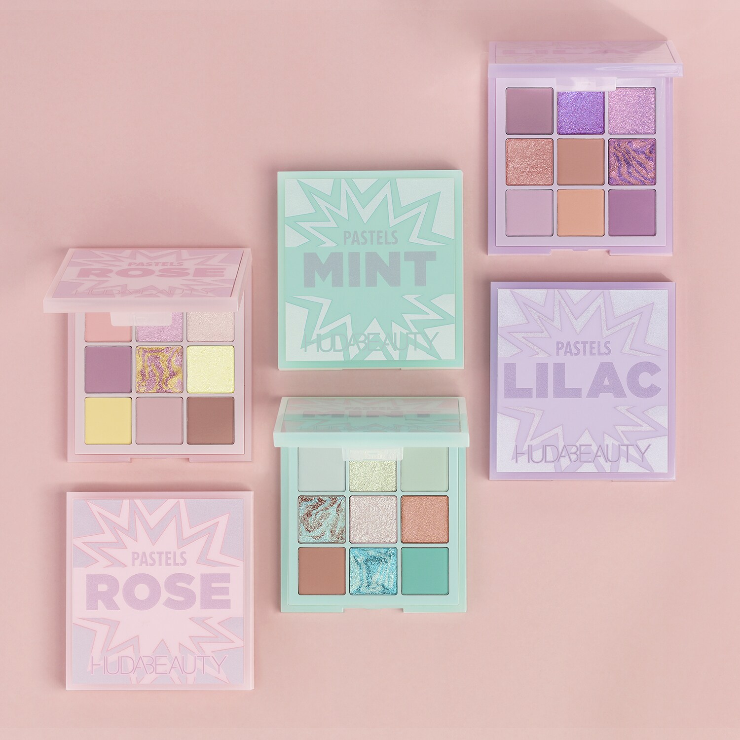 Pastels Obsessions Eyeshadow Palettes Paleta cieni do powiek i HUDA