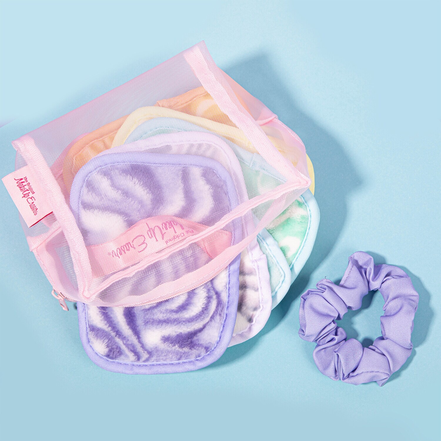 Iridescent 7Day Set Zestaw 7 wielorazowych ściereczek do demakijażu