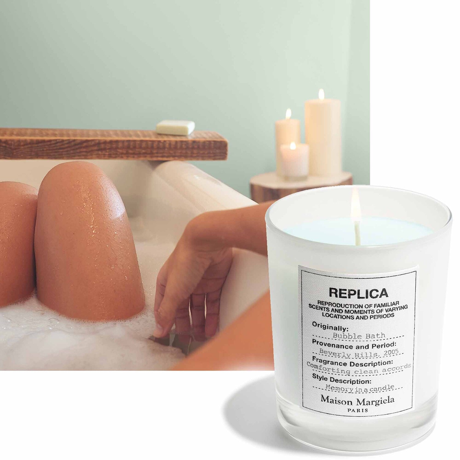 Replica Bubble Bath Candle Świeca zapachowa i MAISON MARGIELA ≡ SEPHORA