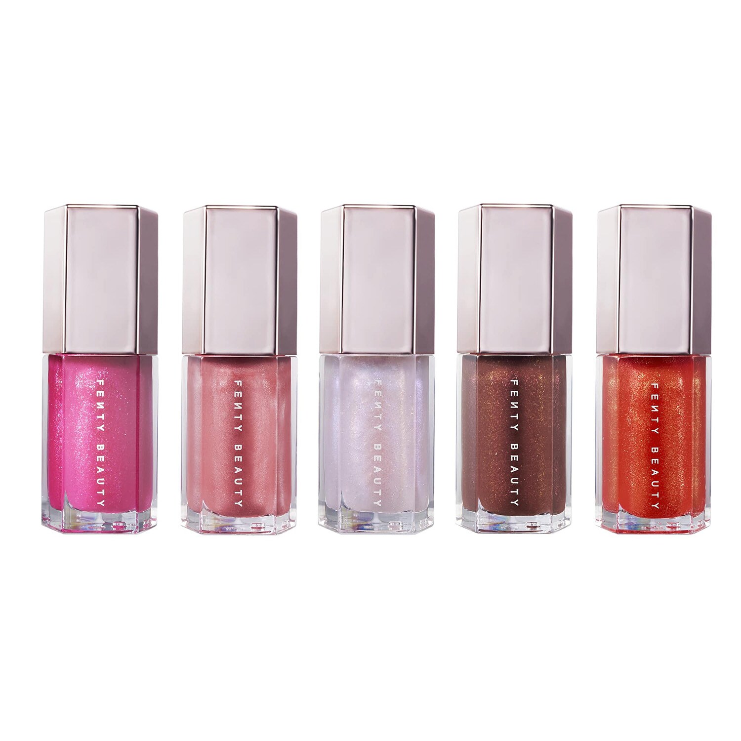 Glossy Posse Set Zestaw rozświetlających błyszczyków do ust i FENTY BEAUTY ≡ SEPHORA