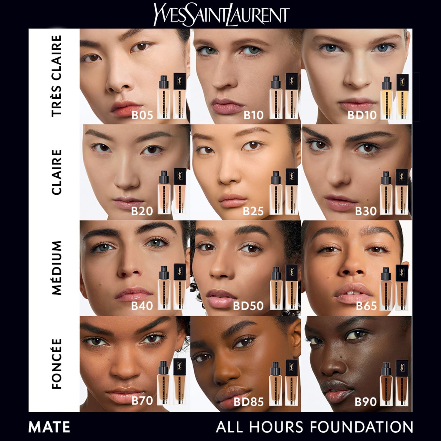 All Hours Foundation Podkład kryjący i YVES SAINT LAURENT ≡ SEPHORA