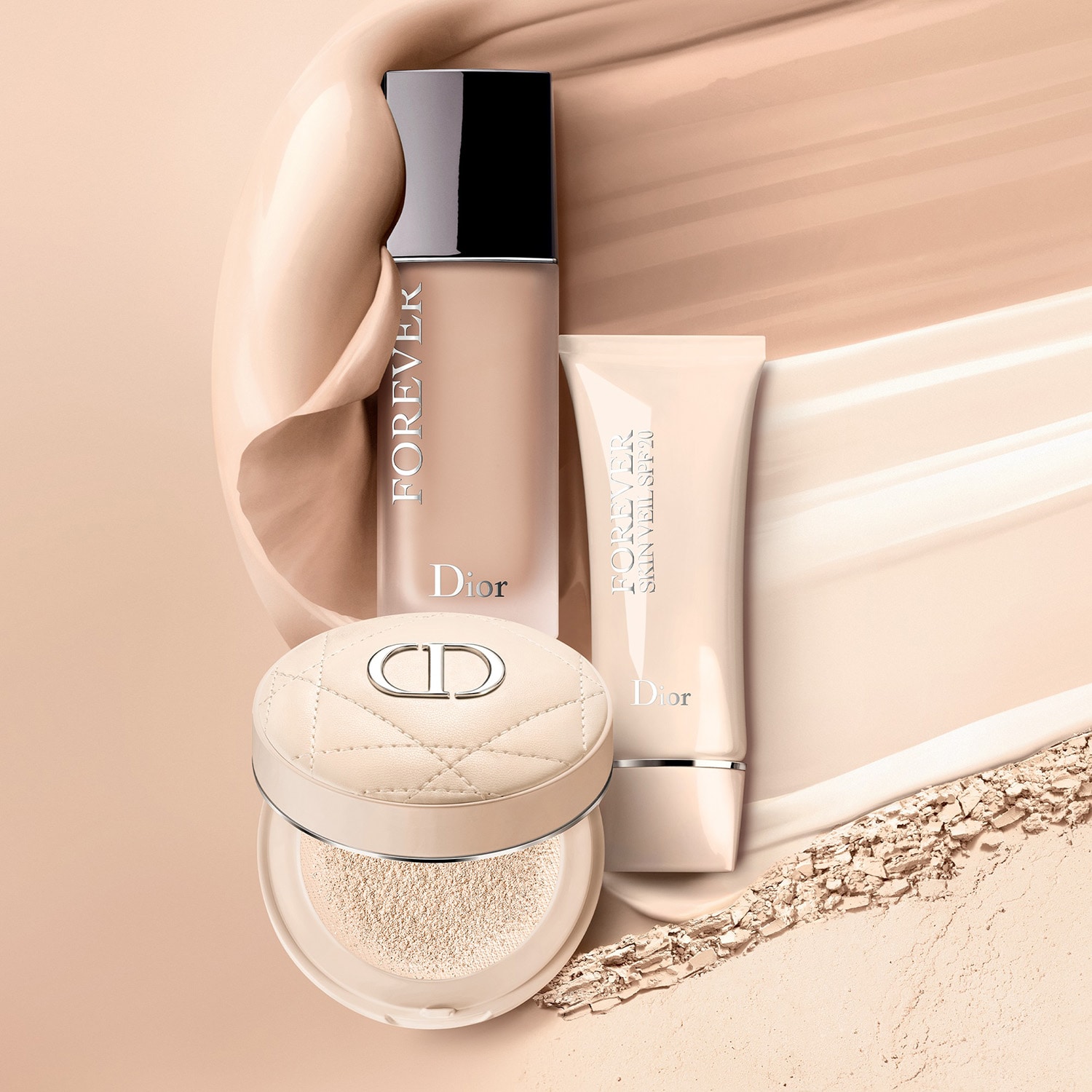 Dior Forever Cushion Powder Puder sypki do twarzy Perfekcja i